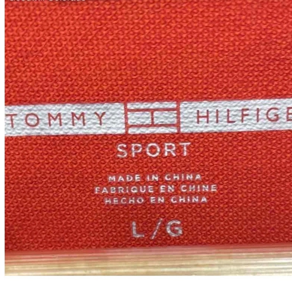 Tommy Hilfiger❤️ Sport Womens Red Polo Mini Dress Short Sleeve Pockets Sz L NWT - Picture 4 of 5